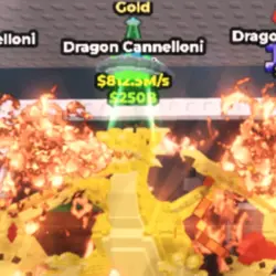 Gold dragon Cannelloni with ufo Trait 812.5m S Ready Stock … — Roblox, лот №230593