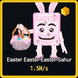 Gold Easter Easter Easter Sahur 1.5M s (Секретный персонаж) — Roblox, лот №230602