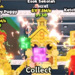 Gold Esok Sekolah 157.5M S (Glitch) #F6WM4M (Секретный перс… — Roblox, лот №230612