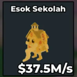 Gold Esok Sekolah 37.5 M s (Секретный персонаж) — Roblox, лот №230615