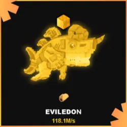 Gold Eviledon 118.1M s (Секретный персонаж) — Roblox, лот №230617