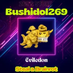 Gold Eviledon 159.3M s (Секретный персонаж) — Roblox, лот №230618