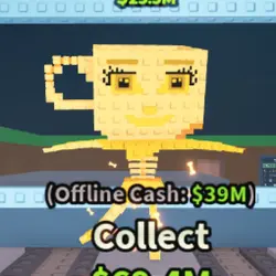 Gold Extinct Ballerina (Brainrot God персонаж) — Roblox, лот №230626