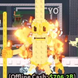 Gold fire To to to Sahur (Секретный персонаж) — Roblox, лот №230629