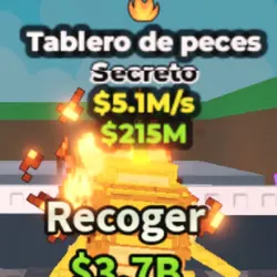 GOLD fishboard $5.1M s 1 TRAIT (Секретный персонаж) — Roblox, лот №230630