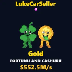 Gold Fortunu and Cashuru ( 552.5M s ) I I (Секретный персон… — Roblox, лот №230638