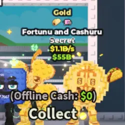 Gold Fortunu and Cashuru 1.1B S (Taco + Nyancat) #C7WH3T (С… — Roblox, лот №230639