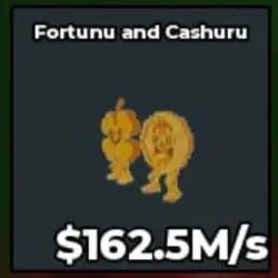 Gold Fortunu and Cashuru 162.5M s Ahyar (Секретный персонаж) — Roblox, лот №230643