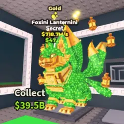 Gold Foxini Lanternini 718.7M s bas2 (Секретный персонаж) — Roblox, лот №230651