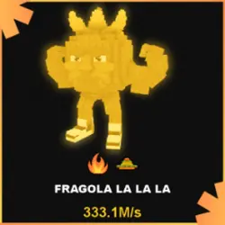 Gold Fragola La La La 333.1M s (Секретный персонаж) — Roblox, лот №230652