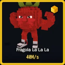Gold Fragola La La La 40M s (Секретный персонаж) — Roblox, лот №230653
