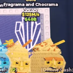 Gold Fragrama and Chocrama 125m s (Секретный персонаж) — Roblox, лот №230656
