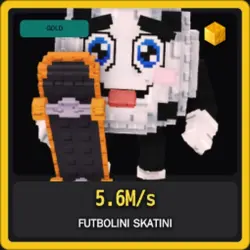 Gold Futbolini Skatini 5.6M s (Секретный персонаж) — Roblox, лот №230659
