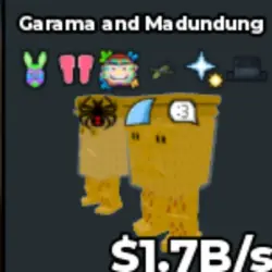 Gold Garama 1.7B - Rare Traits (Секретный персонаж) — Roblox, лот №230663