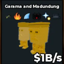 Gold Garama And Madundung (f01996) (Секретный персонаж) — Roblox, лот №230672