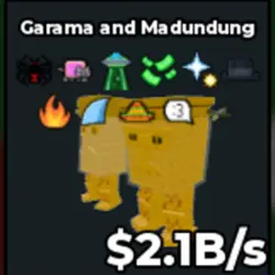 Gold Garama And Madundung (f02264) (Секретный персонаж) — Roblox, лот №230681