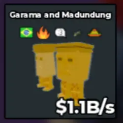 Gold Garama and Madundung 1.1B s RY20 (Секретный персонаж) — Roblox, лот №230687