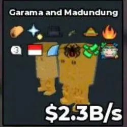 Gold Garama and Madundung 2.3 B s (Секретный персонаж) — Roblox, лот №230691
