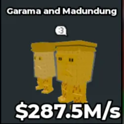 Gold Garama and Madundung 287.5 M s (Секретный персонаж) — Roblox, лот №230692