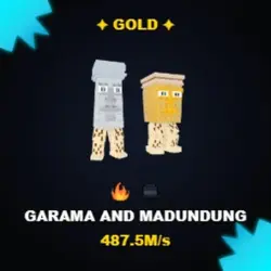 Gold Garama and Madundung 487.5M s (Секретный персонаж) — Roblox, лот №230699