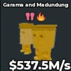 Gold Garama and Madundung 537.5M s with Bunny Ears Trait (С… — Roblox, лот №230703