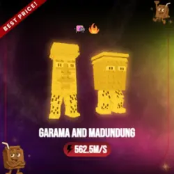 Gold Garama and Madundung 562.5M s (Секретный персонаж) — Roblox, лот №230704