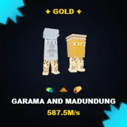 Gold Garama and Madundung 587.5M s (Секретный персонаж) — Roblox, лот №230705