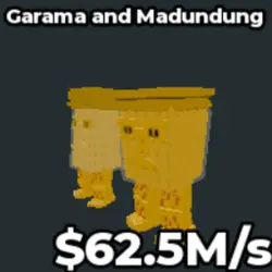 Gold Garama and Madundung 62.5M s (Секретный персонаж) — Roblox, лот №230707