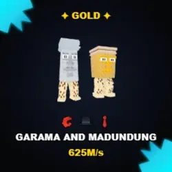Gold Garama and Madundung 625M s (Секретный персонаж) — Roblox, лот №230711