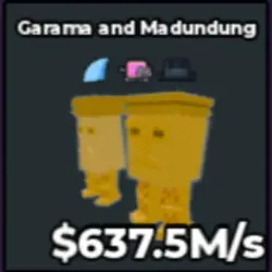 Gold Garama and Madundung 637.5M s RY19 (Секретный персонаж) — Roblox, лот №230713