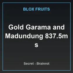 Gold Garama and Madundung 837.5m s (Секретный персонаж) — Roblox, лот №230717