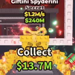 Gold Giftini Spyderini 1.2M s (Секретный персонаж) — Roblox, лот №230733