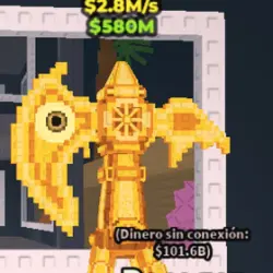 GOLD glaciator $2.8M s RARE (Секретный персонаж) — Roblox, лот №230743