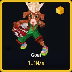 Gold Goat 1.1M s (Секретный персонаж) — Roblox, лот №230747
