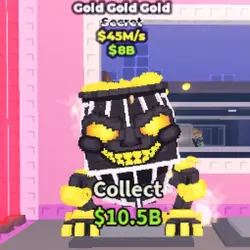Gold Gold 45 M (Секретный персонаж) — Roblox, лот №230754