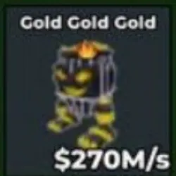 gold gold gold 270 (Секретный персонаж) — Roblox, лот №230768