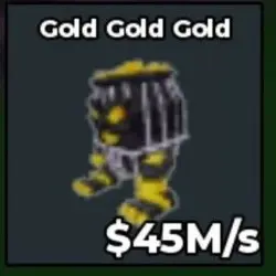 Gold Gold Gold 45M s (Секретный персонаж) — Roblox, лот №230782