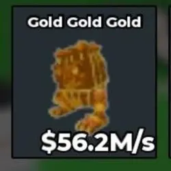 Gold Gold Gold Gold mutation [56.2 M s ] (Секретный персона… — Roblox, лот №230826