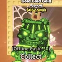 Gold Gold Gold Radioactive 675M s (Секретный персонаж) — Roblox, лот №230830