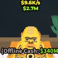 Gold Gorillo Subwoofero $ 9.6 K s (Мифический персонаж) — Roblox, лот №230836