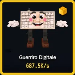 Gold Guerriro Digitale 687.5K s (Секретный персонаж) — Roblox, лот №230846