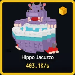 Gold Hippo Jacuzzo 403.1K s (Brainrot God персонаж) — Roblox, лот №230861