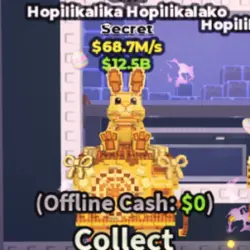 Gold Hopilikalika Hopilikalako 68.7M S #R3QX8C (Секретный п… — Roblox, лот №230870