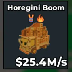 Gold Horegini Boom 25.4 M s (Секретный персонаж) — Roblox, лот №230874
