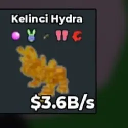 Gold Hydra Bunny 3.6B 5 Traits Traits bunny (Секретный перс… — Roblox, лот №230880