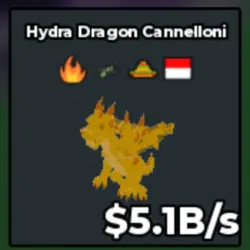 Gold Hydra Dragon Cannelloni (f01770) (Секретный персонаж) — Roblox, лот №230882