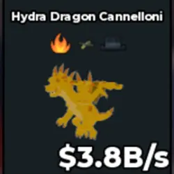 Gold Hydra Dragon Cannelloni (f02323) (Секретный персонаж) — Roblox, лот №230883