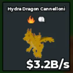 Gold Hydra Dragon Cannelloni 3.2B s rex9 (Секретный персона… — Roblox, лот №230884