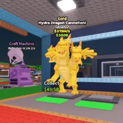Gold Hydra Dragon Cannelloni 375m s (Секретный персонаж) — Roblox, лот №230885