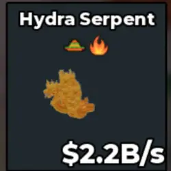 Gold Hydra Serpent 2.2 B s (Секретный персонаж) — Roblox, лот №230891